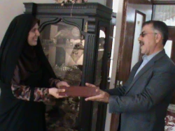 دیدار با خانواده شهید ترکی