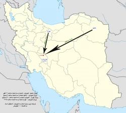 شهرکرد روی نقشه ایران