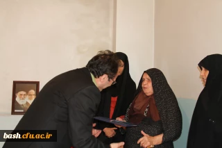 دیدار رییس دانشگاه فرهنگیان با خانواده شهید حیدر رییسی