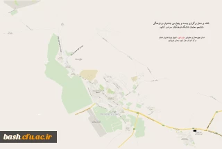 نقشه ی محل برگزاری بیست و چهارمین جشنواره فرهنگی دانشجو معلمان دانشگاه فرهنگیان سراسر کشور