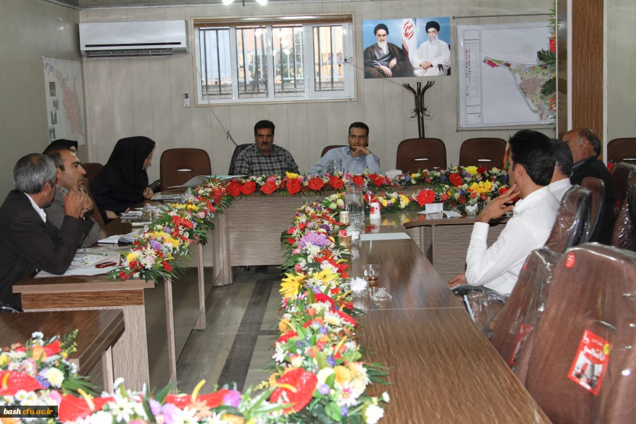 دیدار مسوول دبیرخانه داخلی جشنواره فرهنگی با اعضای شورای شهر ، بخشدار و شهردار فرخ شهر 2
