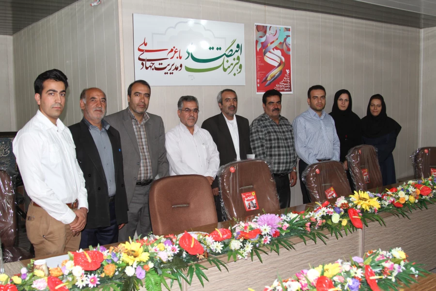 دیدار مسوول دبیرخانه داخلی جشنواره فرهنگی با اعضای شورای شهر ، بخشدار و شهردار فرخ شهر 3