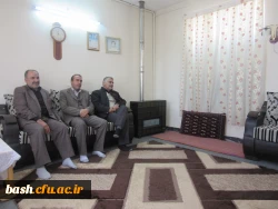 دیدار دکتر قنبری سرپرست پردیس بحرالعلوم با خانواده ی شهید یوسف قنبری عدیوی 3