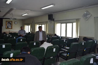 بازدید سرپرست پردیس از جلسه امتحانات دانشجویان