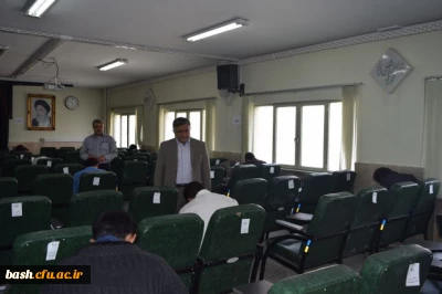 بازدید سرپرست پردیس از جلسه امتحانات دانشجویان