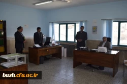 بازدید سرزده دکتر قنبری از حوزه معاونت آموزشی 2