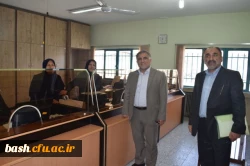 بازدید سرزده دکتر قنبری از حوزه معاونت آموزشی 2