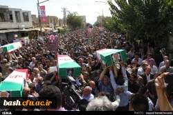 پیکر حاج محمد جواد فیاض جان باخته فاجعه منا در شهرکرد تشییع شد 3