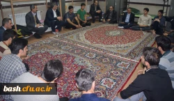 جلسه دیدار دکتر قنبری معاونت محترم امور دانشجویی  با دانشجویان  2