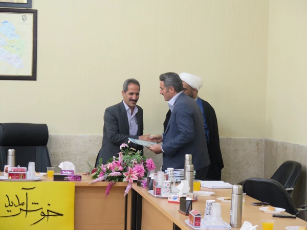 جلسه معارفه آقای کریمی معاون پردیس بحر العلوم  3