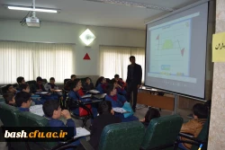 برپایی کلاس ششم دبستان فرهنگیان در سالن اجتماعات پردیس 3