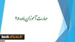 مهارت آموزان ماده 28